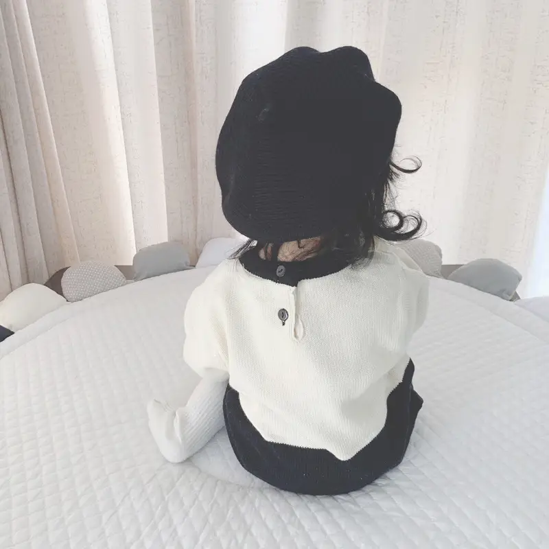 Yellow Knitted Baby Cap for Girls Winter Use — feature 20