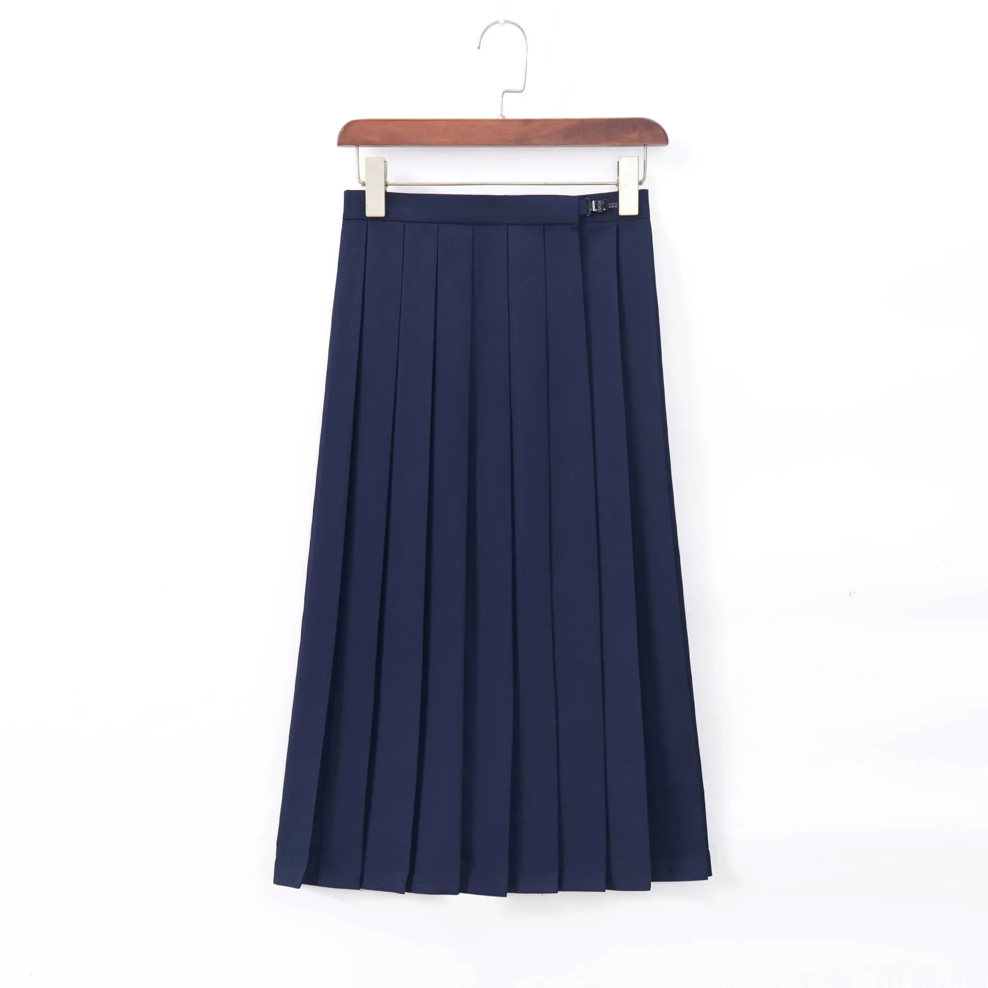 Cyan Pleated School Skirt 80cm for Girls