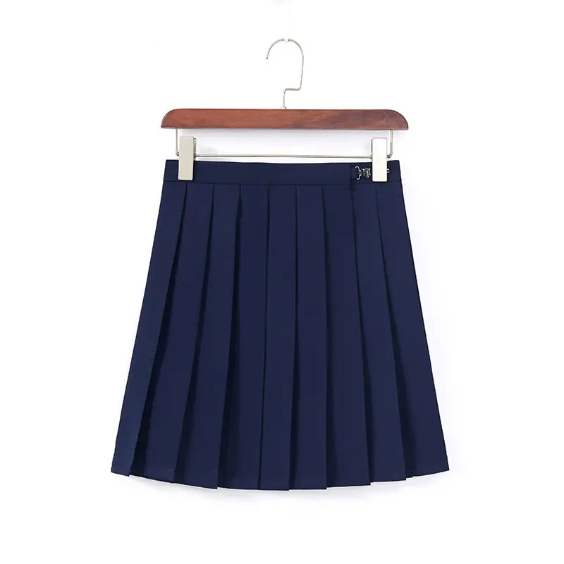 Cyan Pleated School Skirt 80cm for Girls
