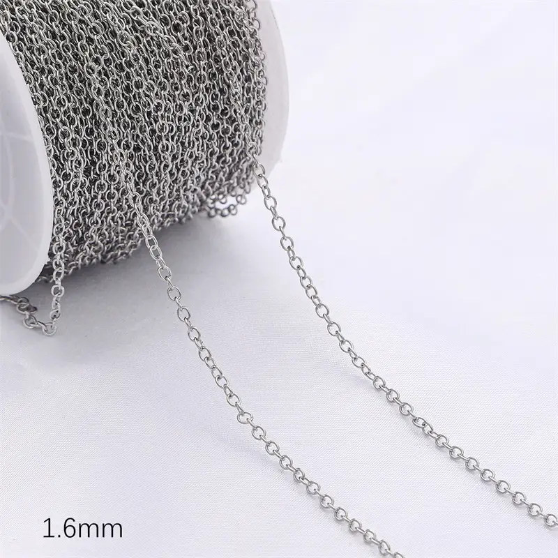 Round O-chain Platinum 1.6mm