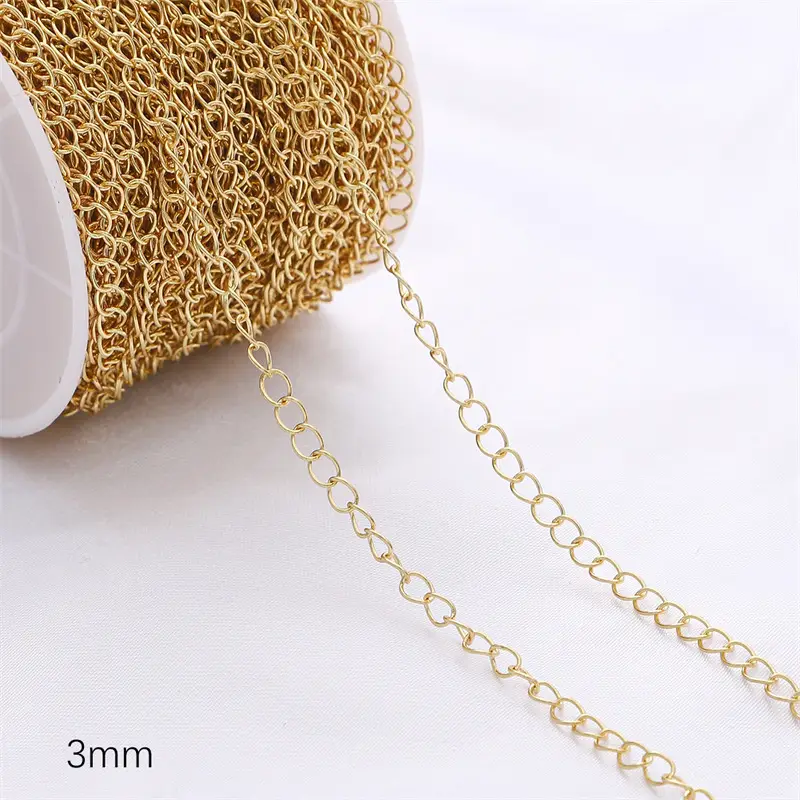 Tail chain 14K gold 3mm