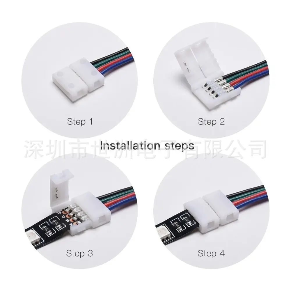 5Pcs-4Pin-5050-3528-LED-RGB-St