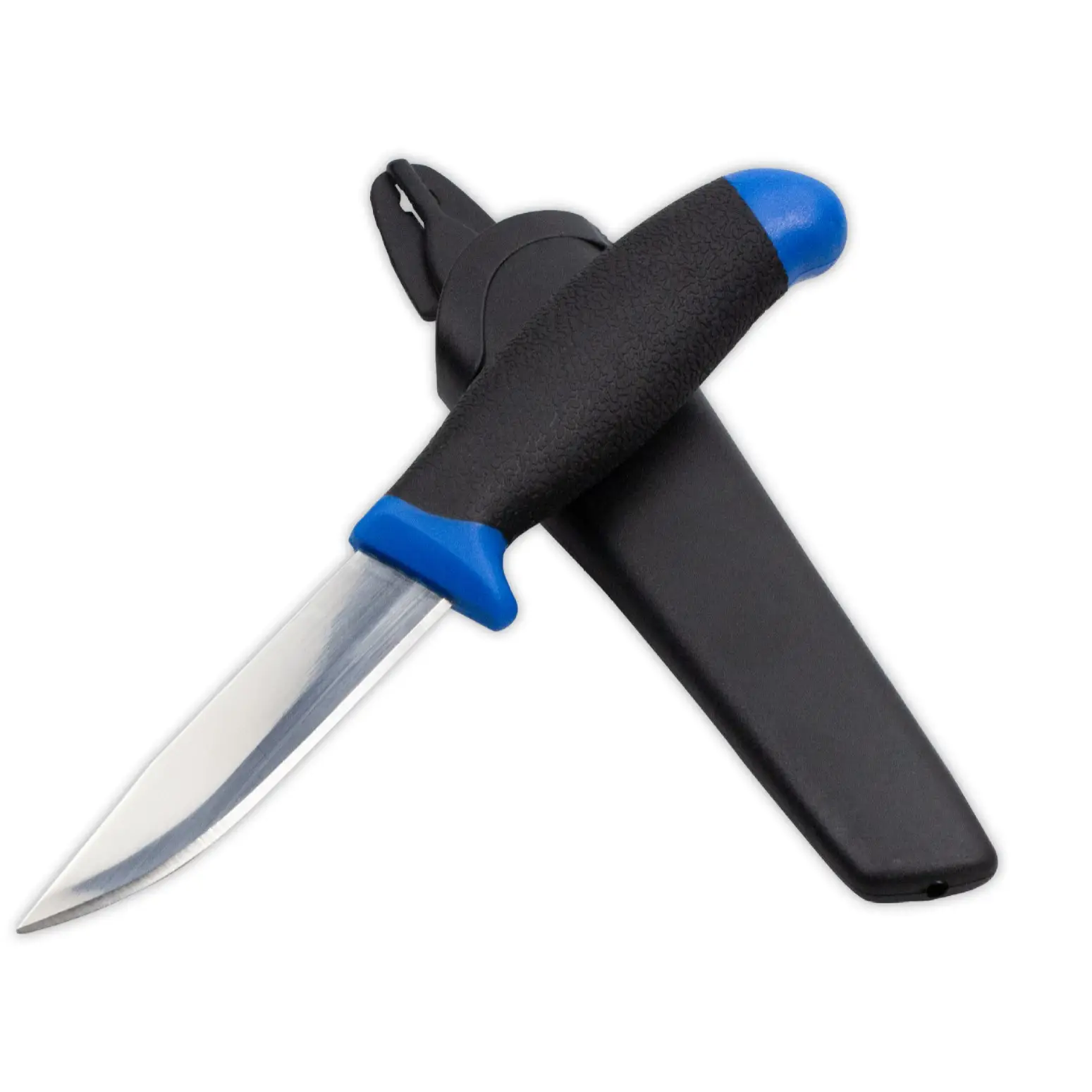4 Inch Stainless Steel Mirror Fish Knife with Two-Color Rubber Handle - Image 6