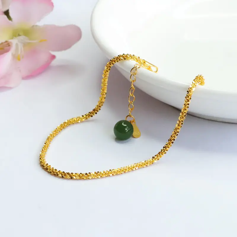 Guan Yu Jade Bracelet Green Jadeite S925 Silver — feature 9