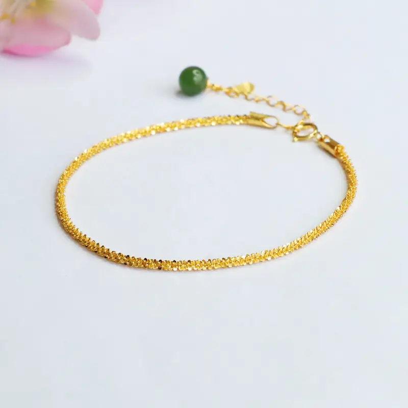 Guan Yu Jade Bracelet Green Jadeite S925 Silver — feature 7