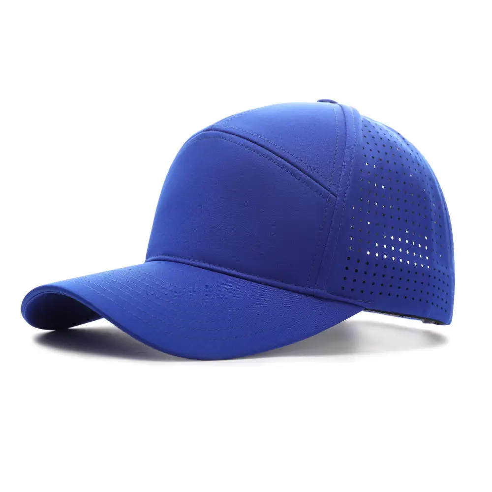 Light Gray Laser Mesh Baseball Cap for Golf & Casual Wear - Image 9