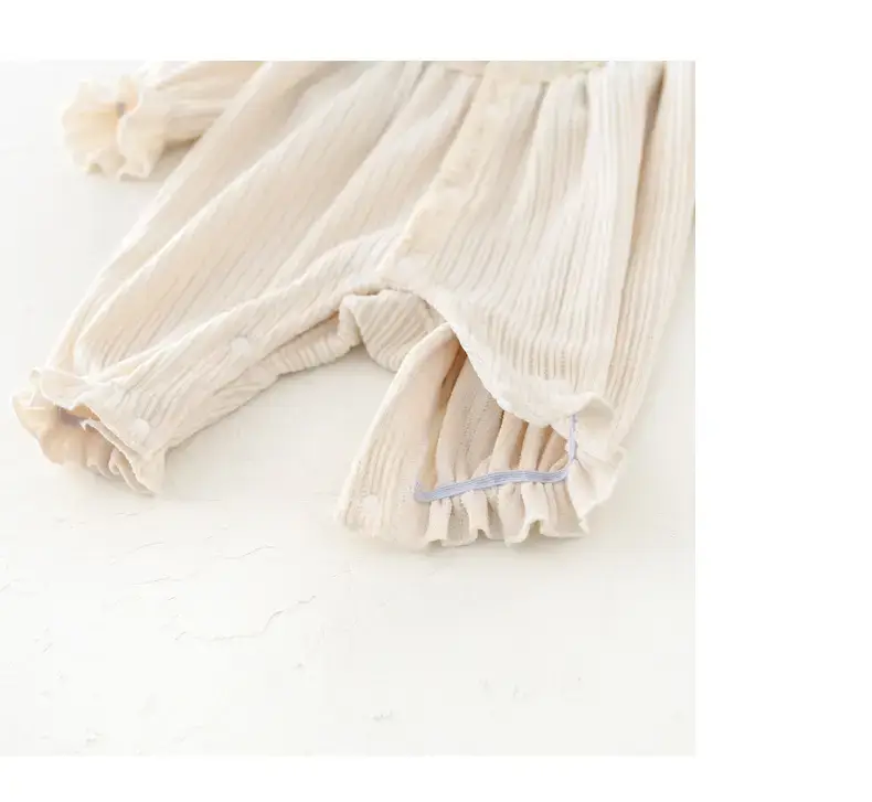 Beige Bow Romper for Baby 2024 Spring — feature 47