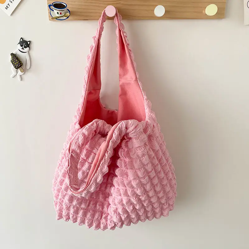 Pink Bubble Shoulder Bag for Women 2022 - Image 6