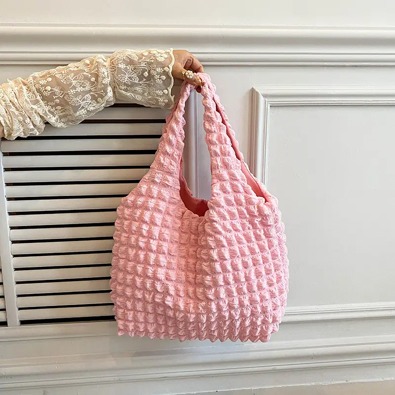 Pink Bubble Shoulder Bag for Women 2022 - Image 4