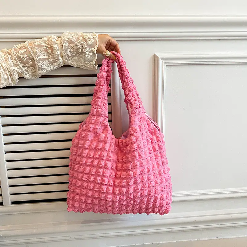 Pink Bubble Shoulder Bag for Women 2022 - Image 5