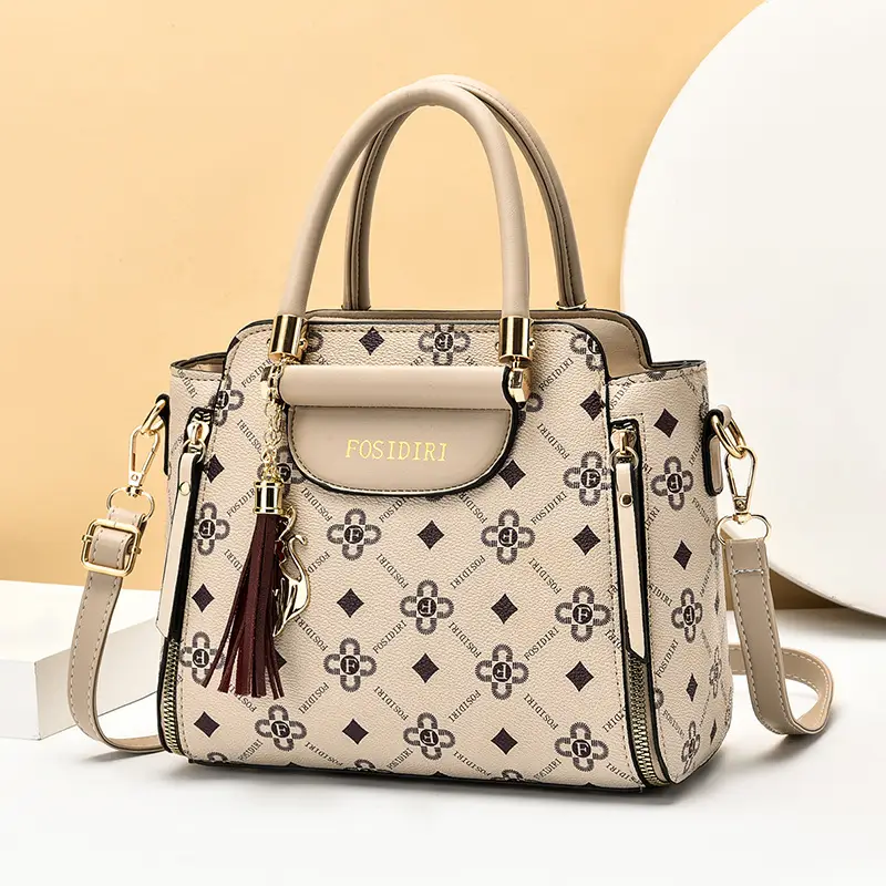 Fly ********** A326 handbag to send crocodile pattern handbag