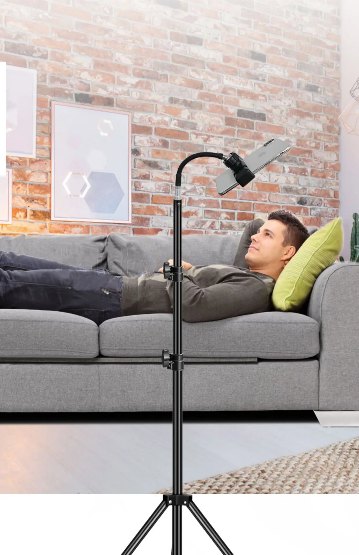 Multi-Position Mobile Phone Tripod Stand for TikTok Live Streaming β feature 22