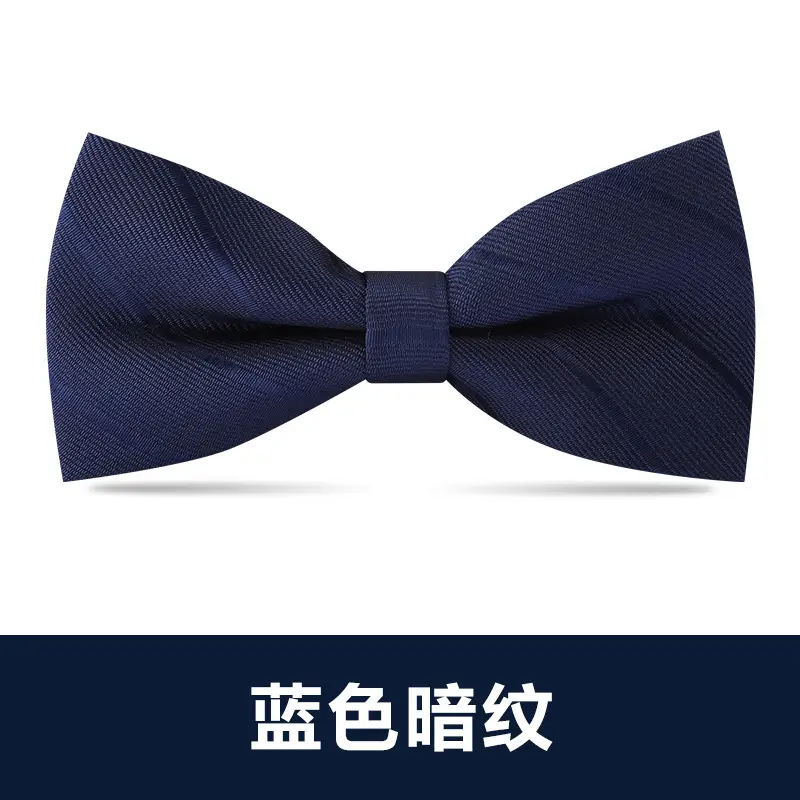 Men's Black Bow Tie Wedding Bow - Image 20