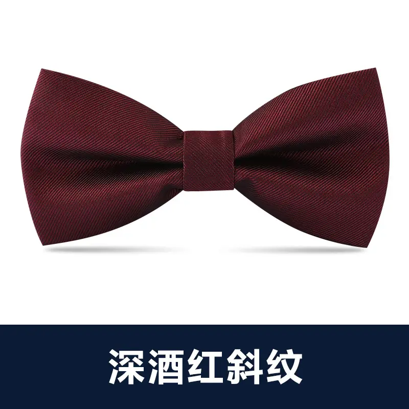 Men's Black Bow Tie Wedding Bow - Image 24