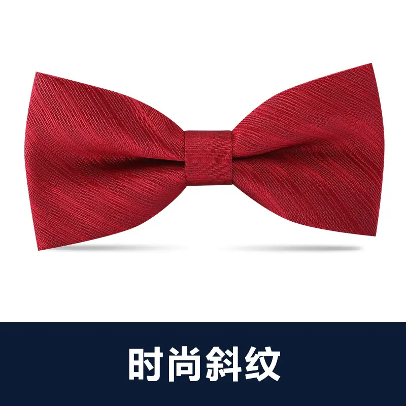 Men's Black Bow Tie Wedding Bow - Image 25