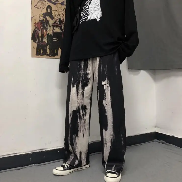 Women Korean Style Black Wide Leg Pants High Waist Loose Casual — feature 20