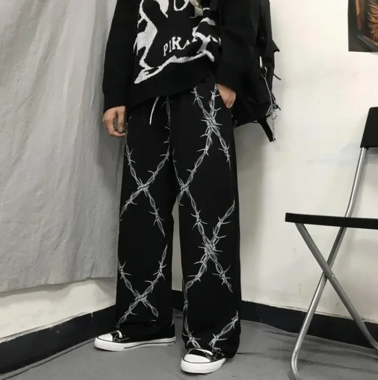 Women Korean Style Black Wide Leg Pants High Waist Loose Casual — feature 9