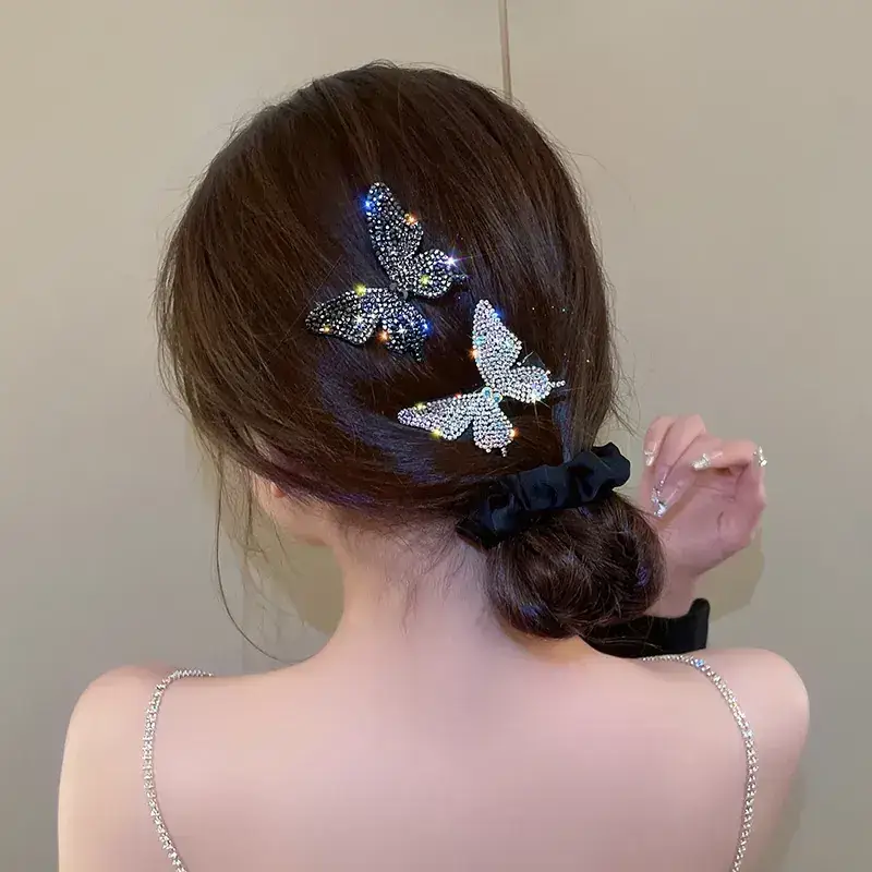 Fairy Butterfly Rhinestone Hair Clip for Girls - Image 6