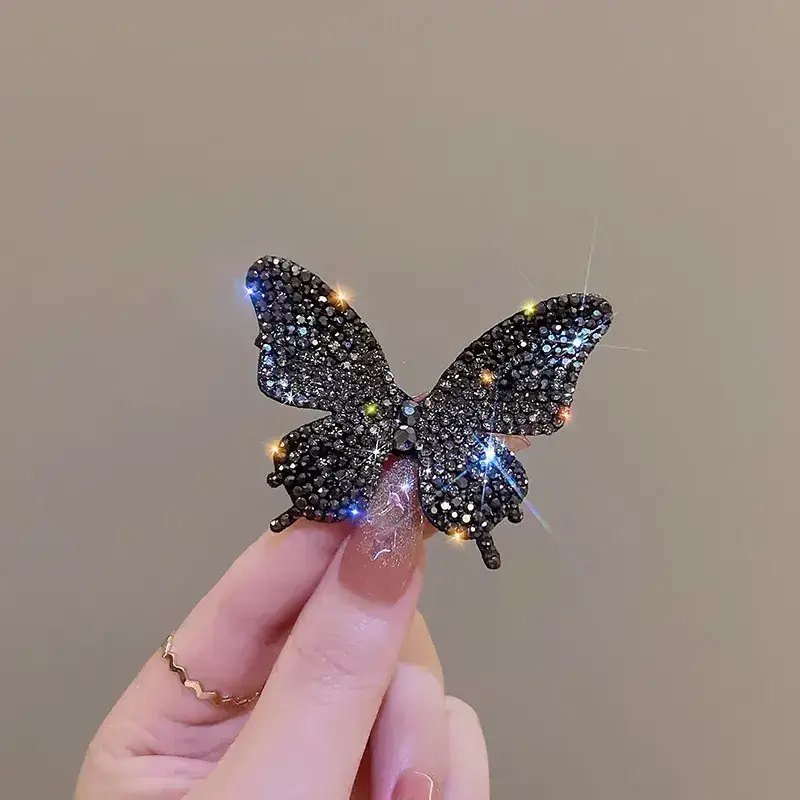 Fairy Butterfly Rhinestone Hair Clip for Girls - Image 2