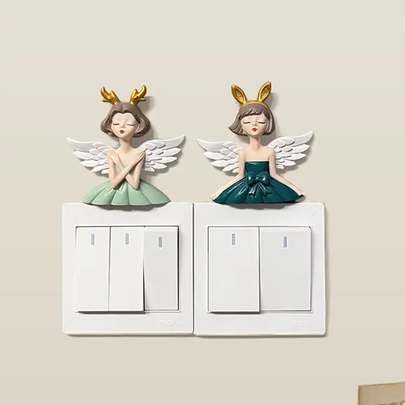 Cute Angel Wall Sticker for Home Decor - Image 7