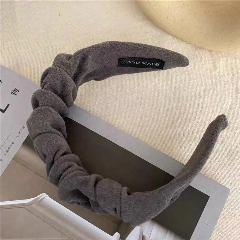 Autumn Woolen Face Wash Headband for Women - Image 3