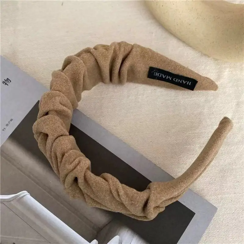 Autumn Woolen Face Wash Headband for Women - Image 4