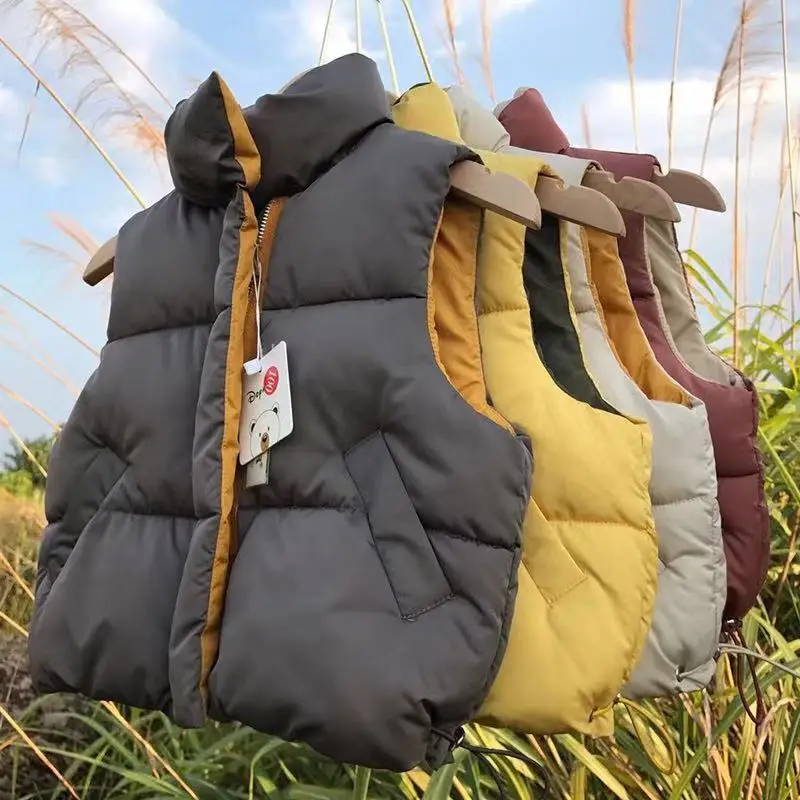 2025 Kidsren Cotton Warm Collar Vest for Boys Girls — feature 15