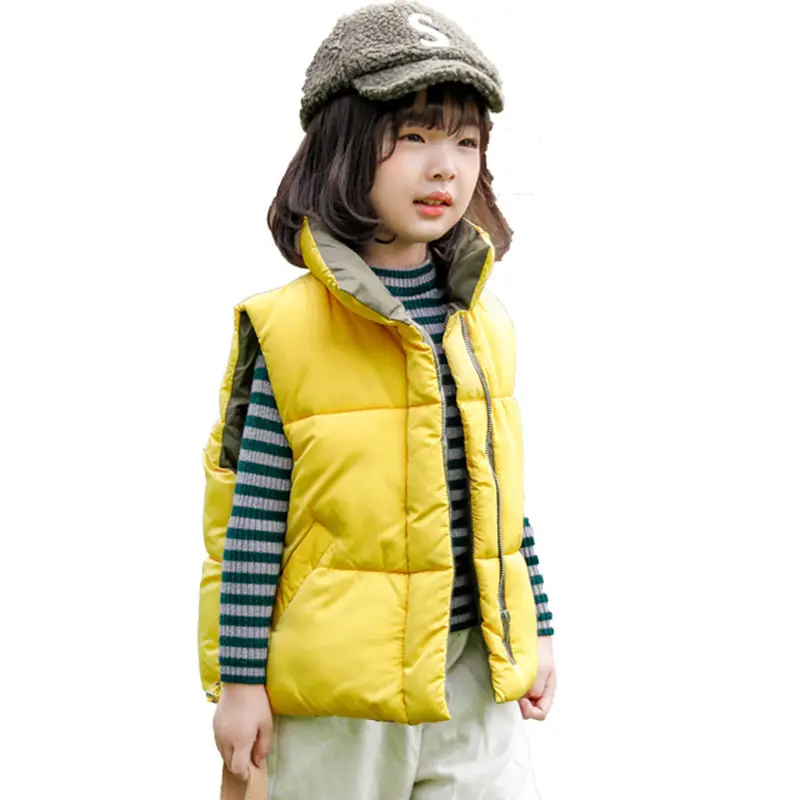 2025 Kidsren Cotton Warm Collar Vest for Boys Girls — feature 17