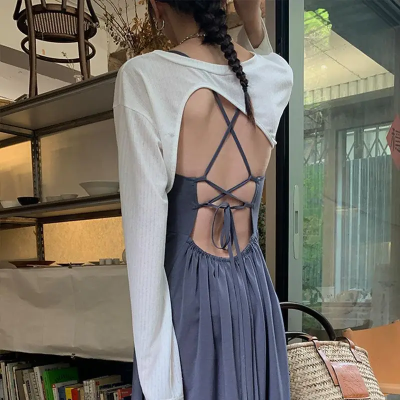 Small White Long Sleeve T-Shirt for Girls Summer - Image 4
