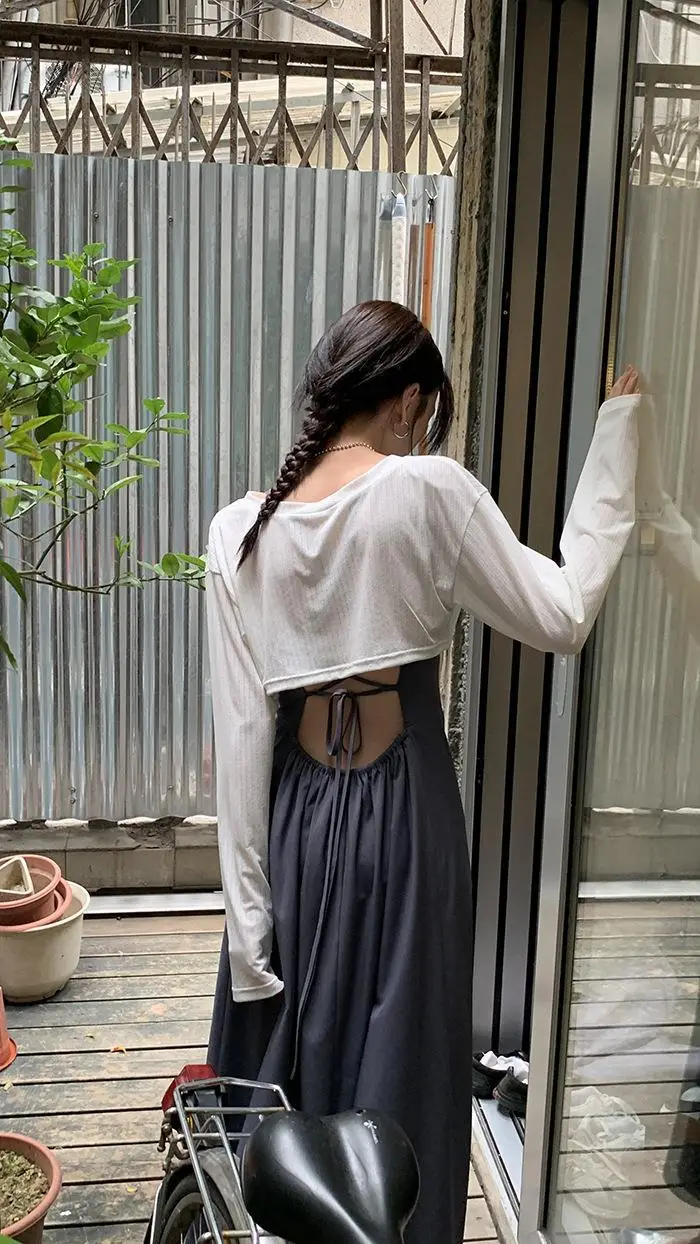 Small White Long Sleeve T-Shirt for Girls Summer — feature 27