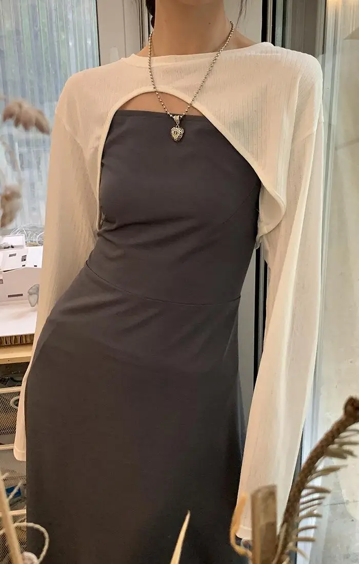 Small White Long Sleeve T-Shirt for Girls Summer — feature 31