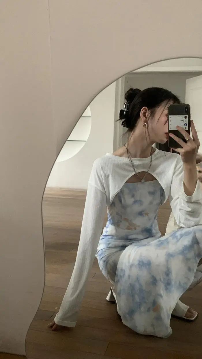 Small White Long Sleeve T-Shirt for Girls Summer — feature 36