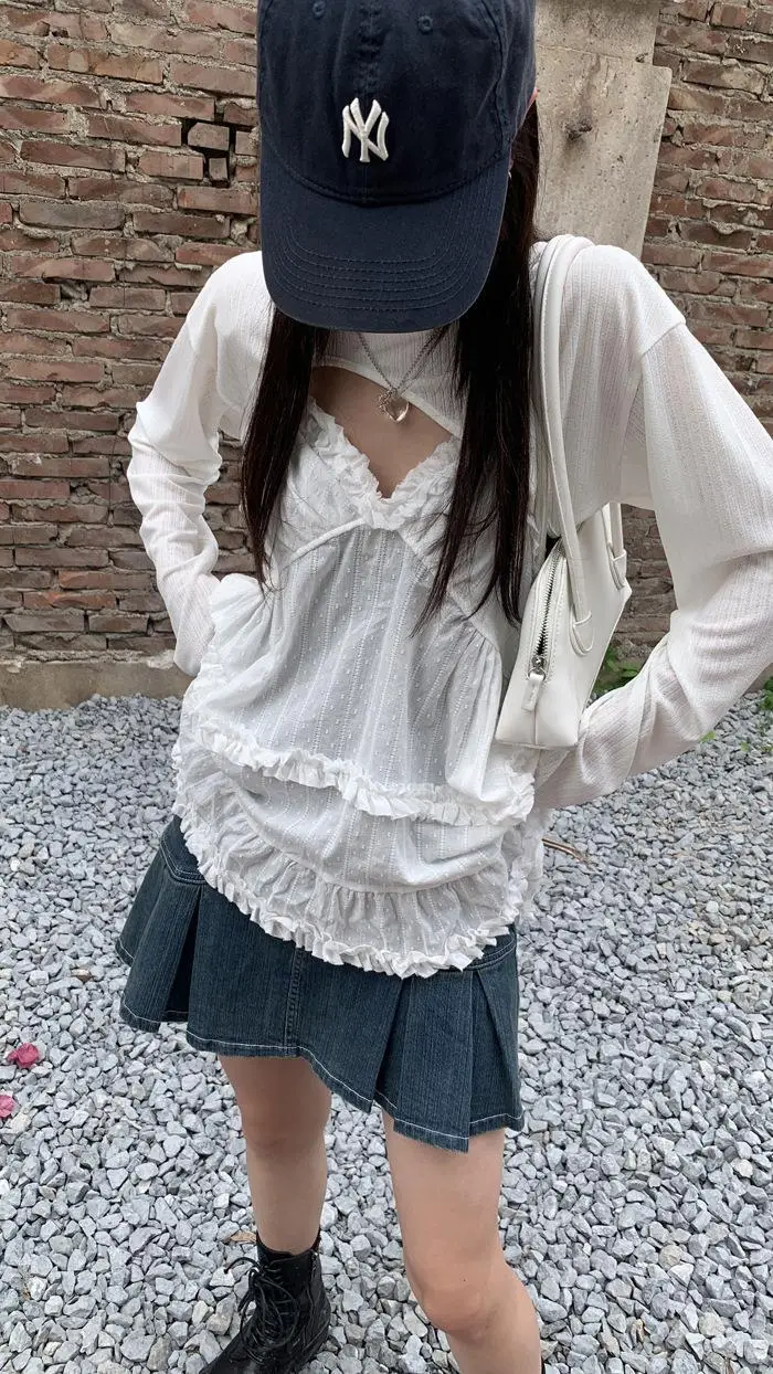 Small White Long Sleeve T-Shirt for Girls Summer — feature 40