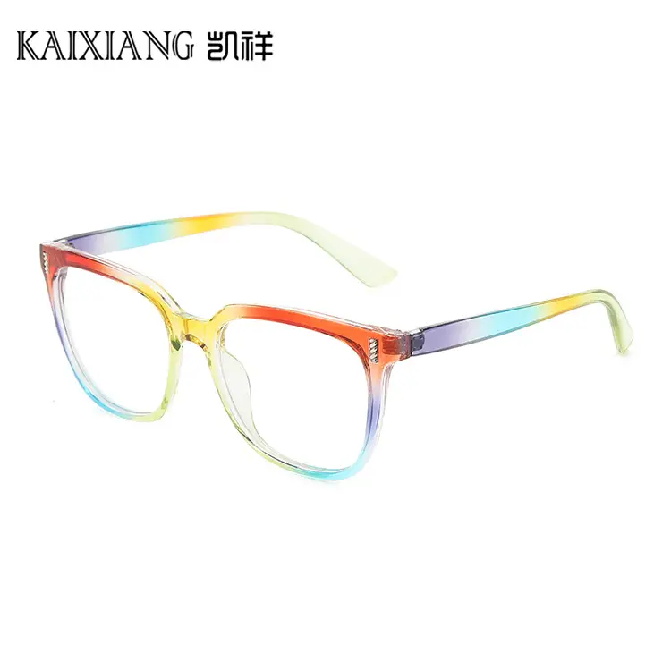 Korean Style Square Glasses Anti-UV Flat Frame - Image 12