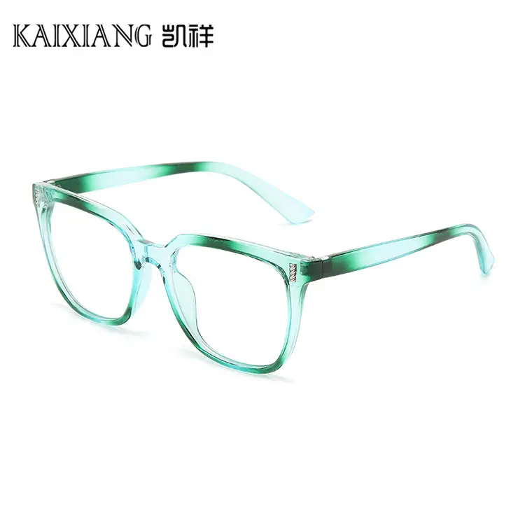 Korean Style Square Glasses Anti-UV Flat Frame - Image 13
