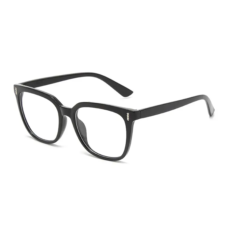 Korean Style Square Glasses Anti-UV Flat Frame - Image 3