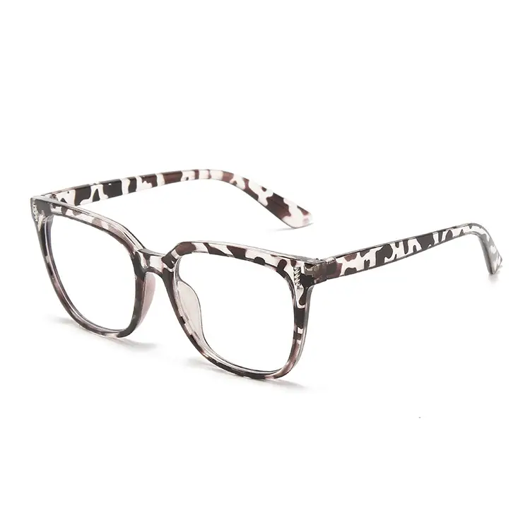 Korean Style Square Glasses Anti-UV Flat Frame - Image 4