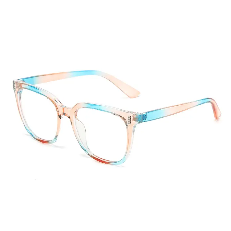 Korean Style Square Glasses Anti-UV Flat Frame - Image 5
