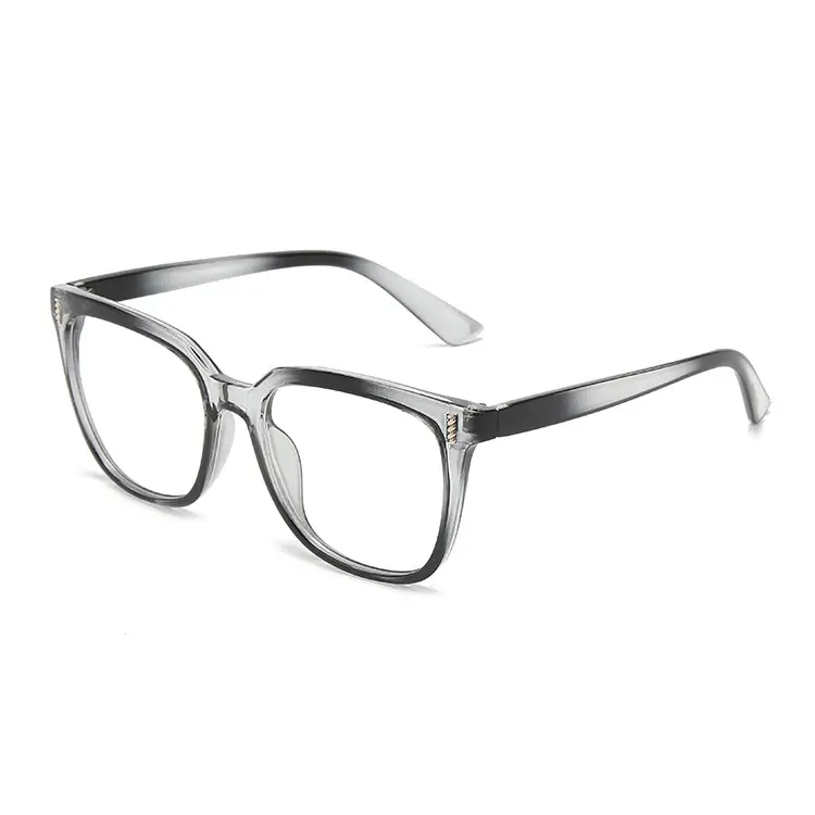 Korean Style Square Glasses Anti-UV Flat Frame - Image 6