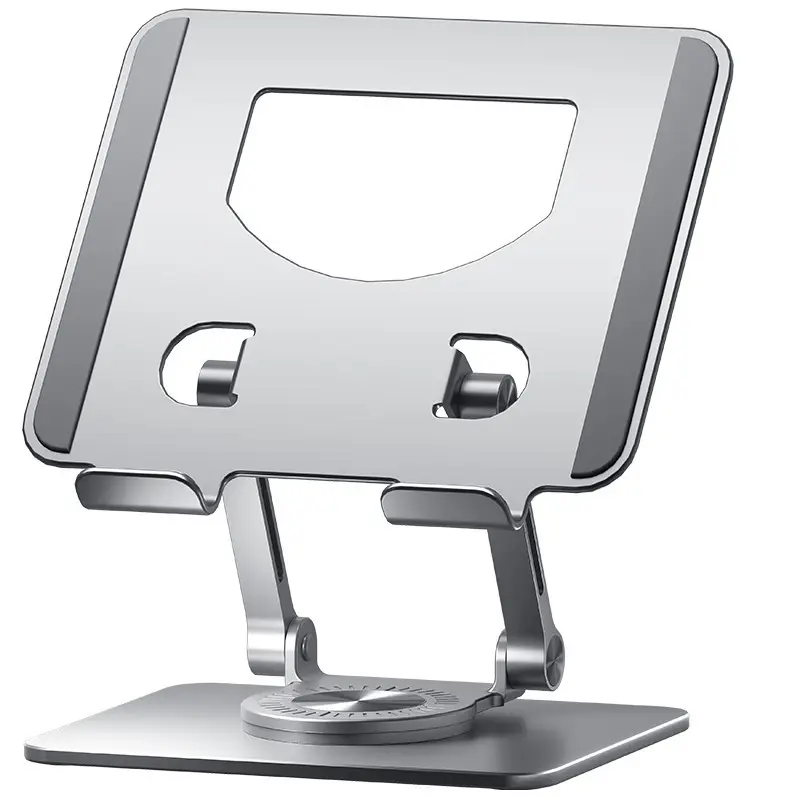 Silver Rotating Phone Stand for Desk or Table - Image 7