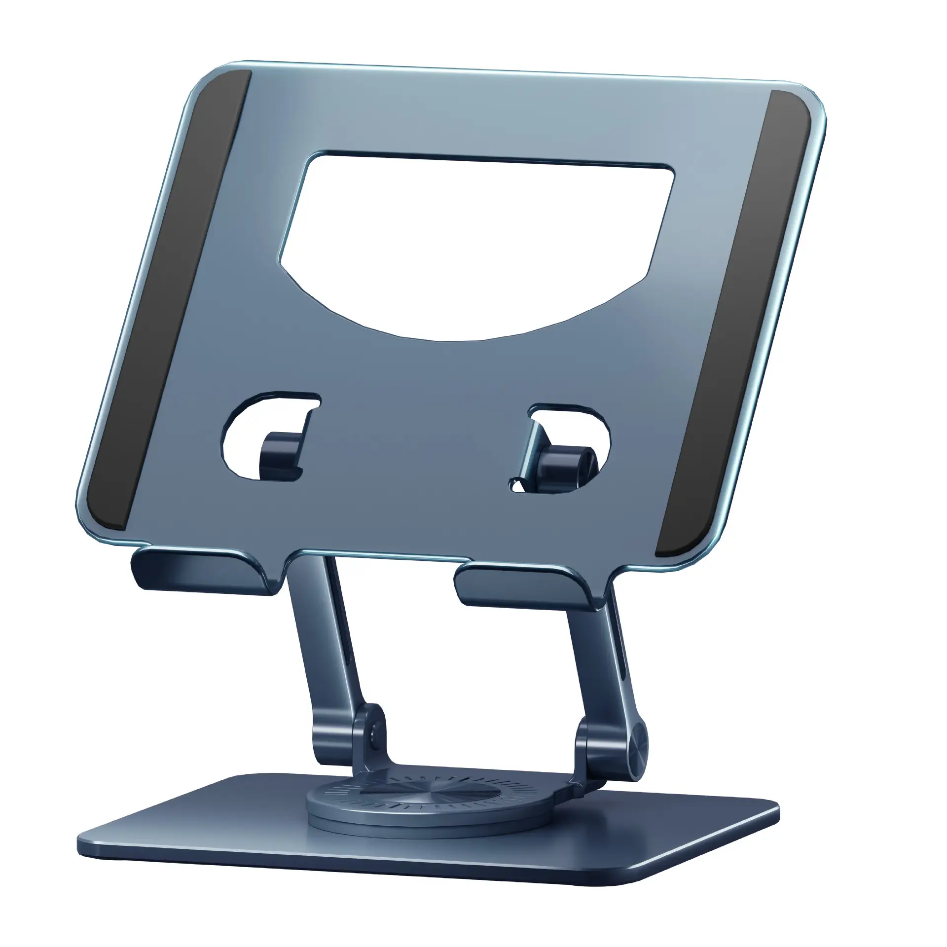 Silver Rotating Phone Stand for Desk or Table - Image 8