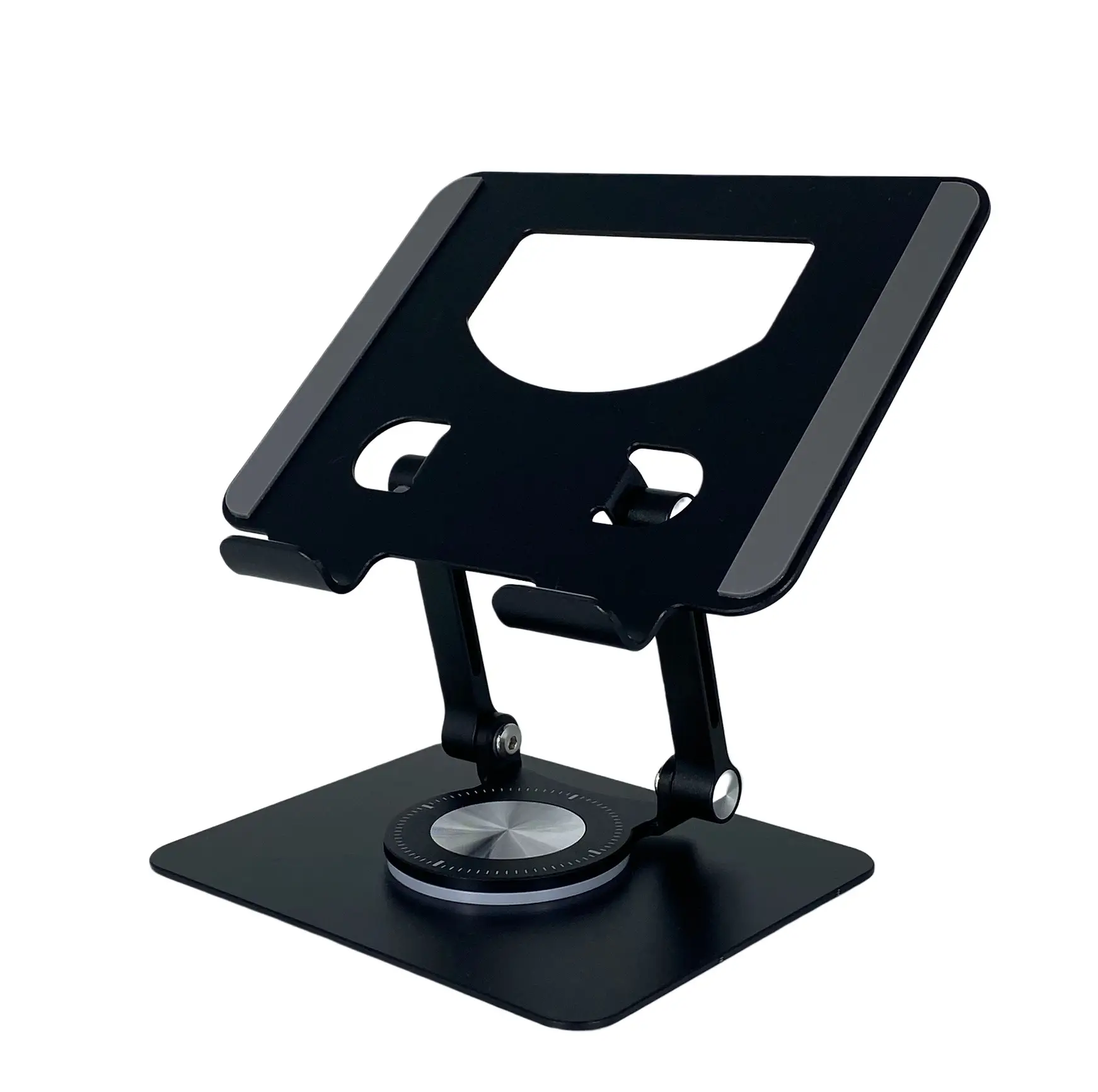 Silver Rotating Phone Stand for Desk or Table - Image 9