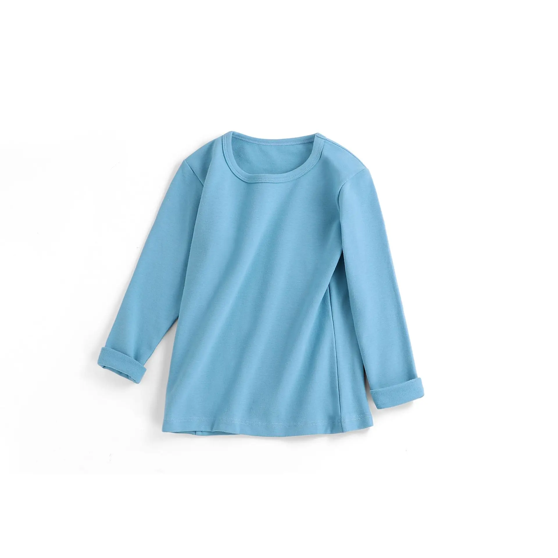 Boys Long Sleeve T-Shirt Pink Round Neck Warm Base Layer - Image 13