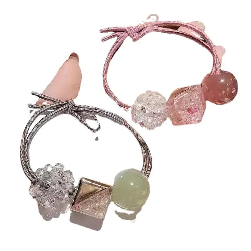 Korean Style Multi Color Cherry Hair Ring Rubber Band - Image 23