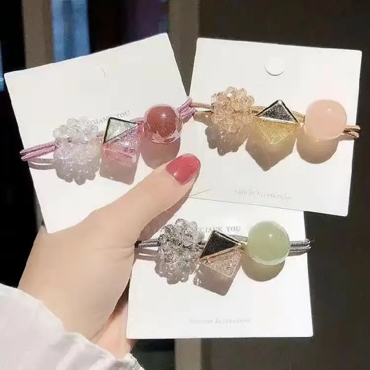 Korean Style Multi Color Cherry Hair Ring Rubber Band - Image 21