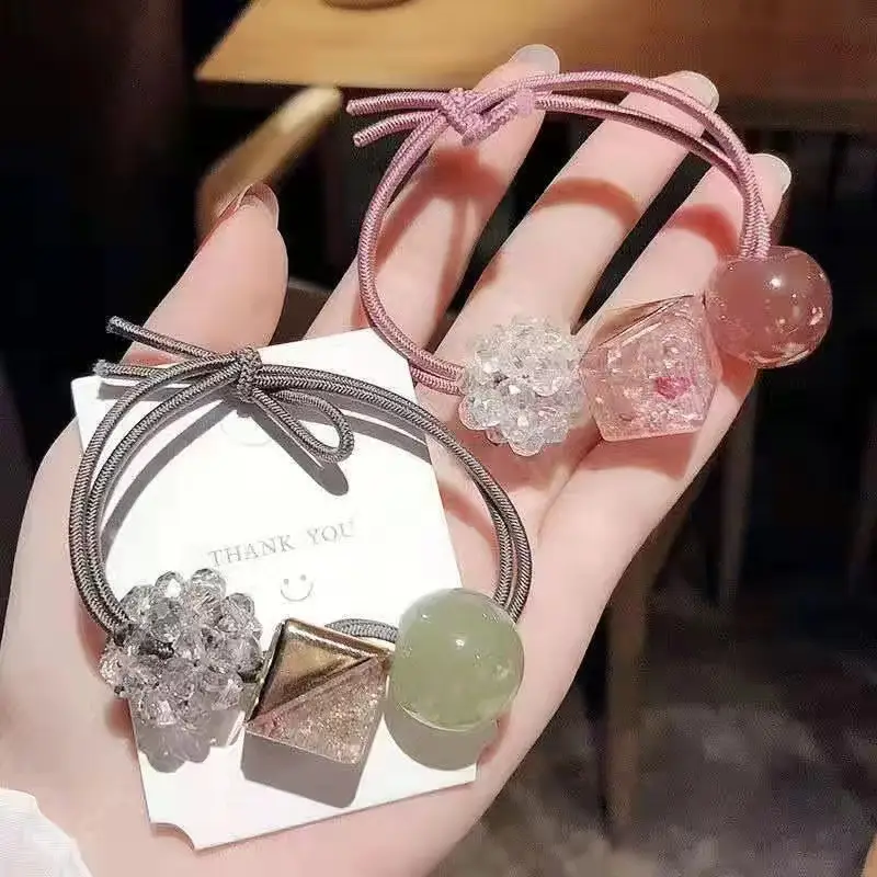 Korean Style Multi Color Cherry Hair Ring Rubber Band - Image 22
