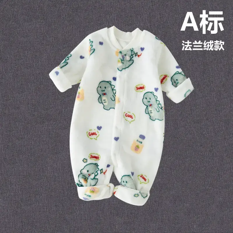 Baby Fleece Winter Romper 0 Newborn Thickened - Image 5