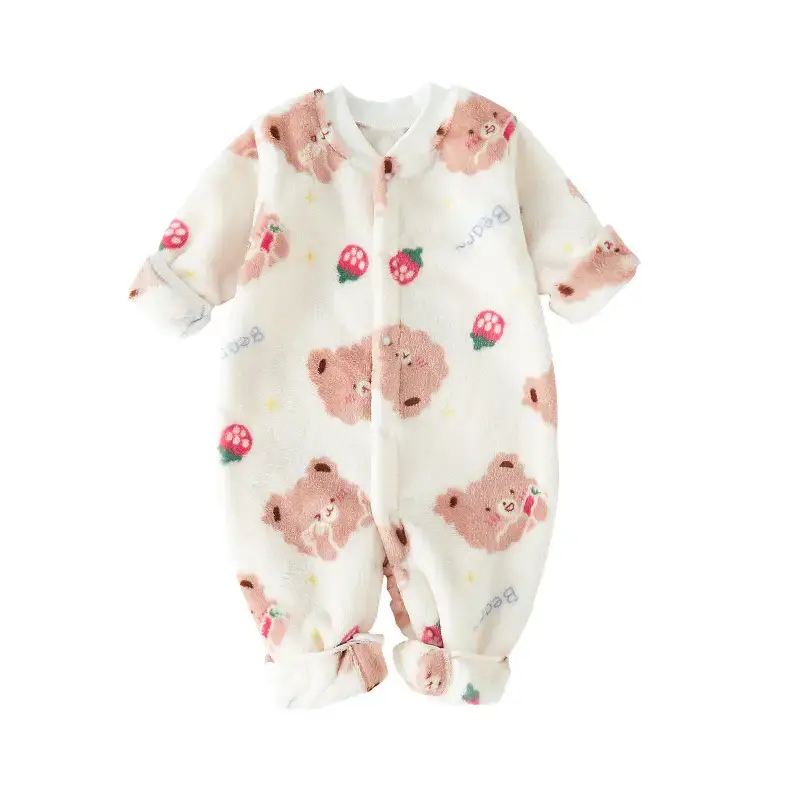 Baby Fleece Winter Romper 0 Newborn Thickened - Image 7