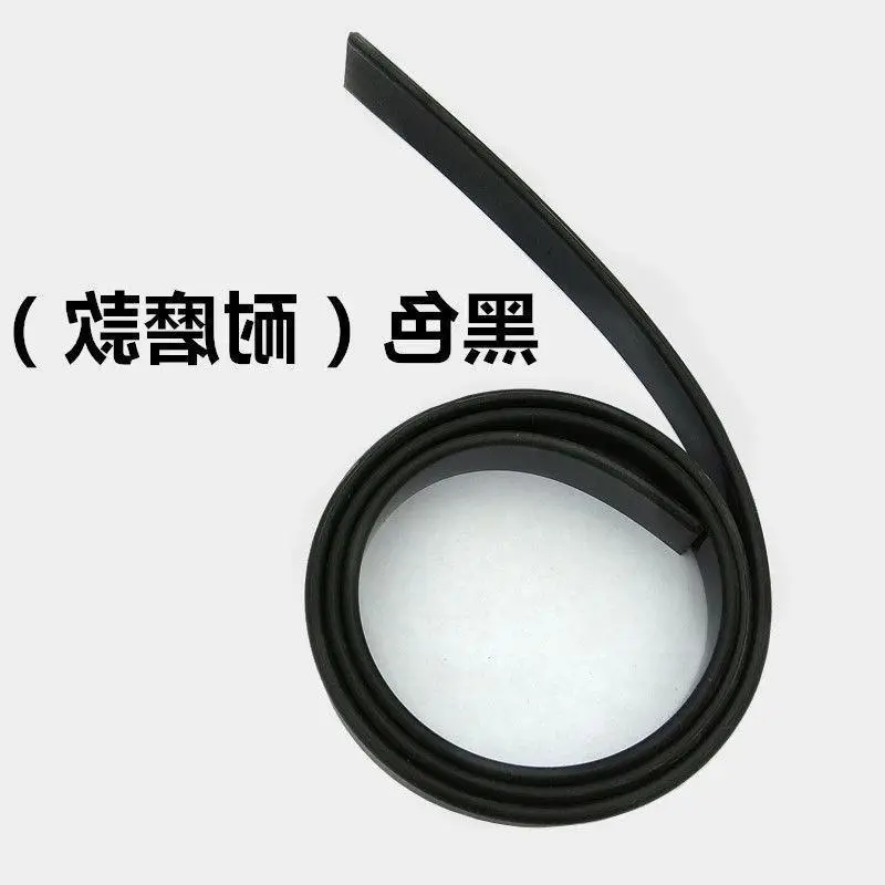 Natural Rubber Glass Scraper Strip 105cm Yellow Blue Black - Image 2