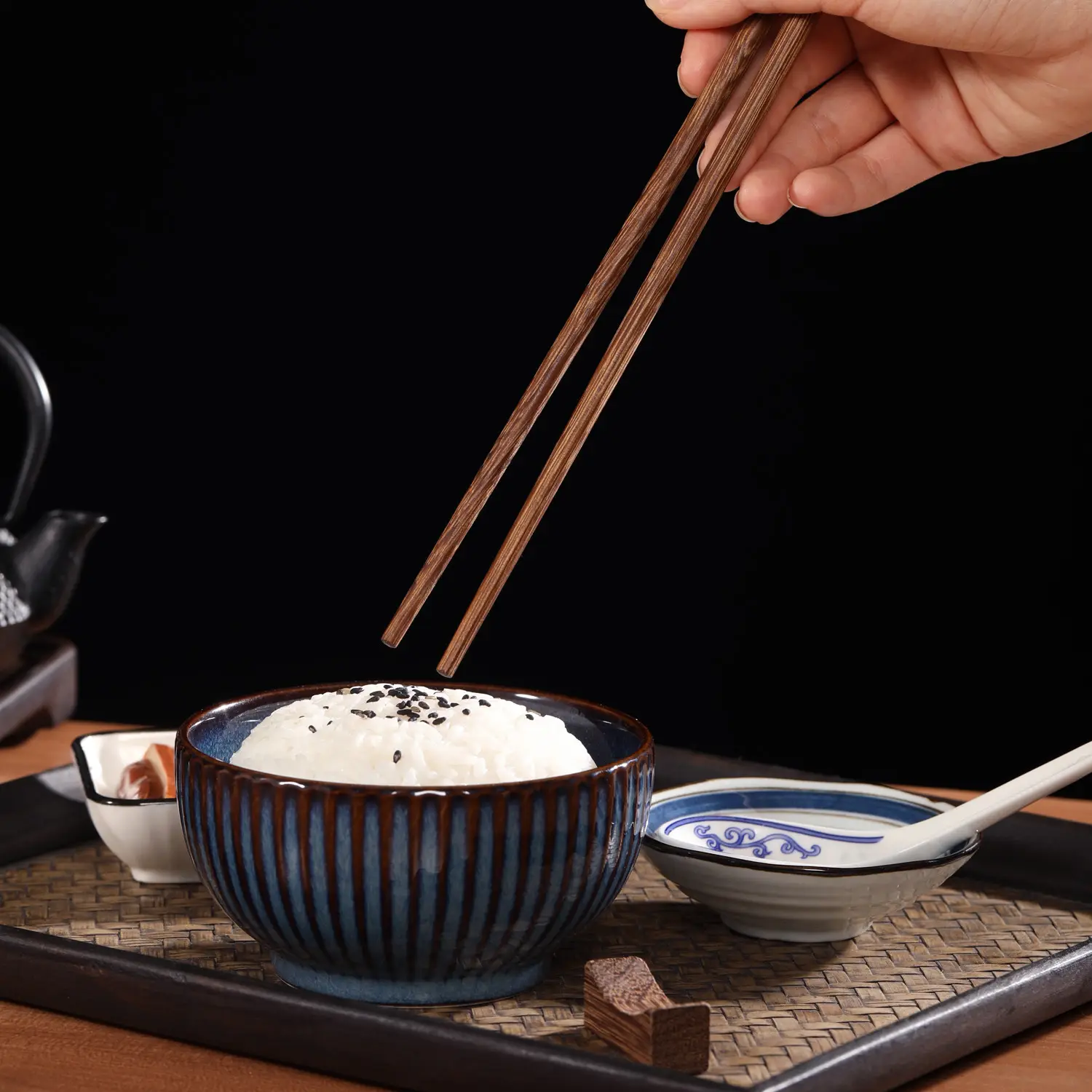 Meliya Chicken Wing Wood Chopsticks Solid Wood - Image 3